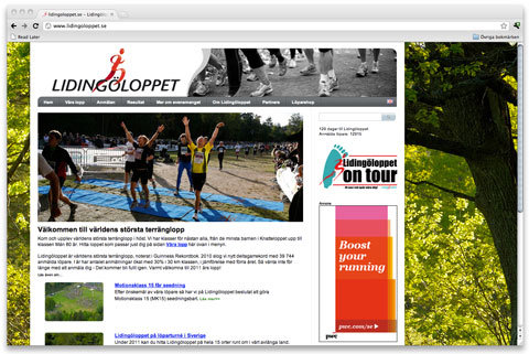 Lidingöloppet får ny hemsida och logotyp