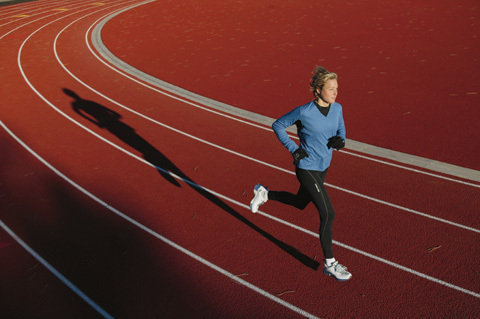 Våga springa dina pass på löparbana