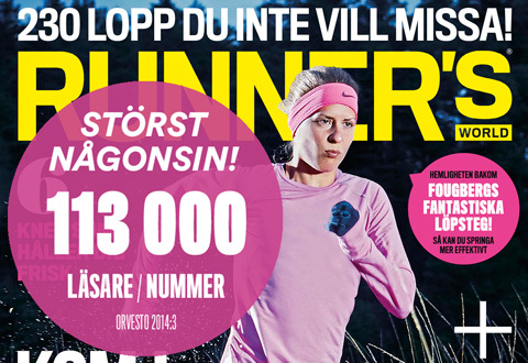 Runner’s World fortsätter växa – nu 113 000 läsare!