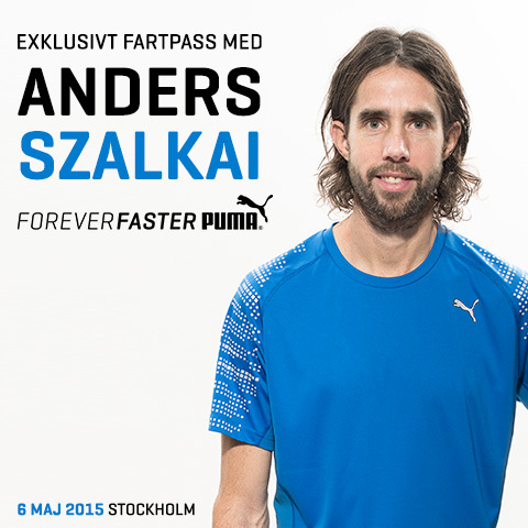 Anmäl dig till exklusivt fartpass med Anders Szalkai och Puma