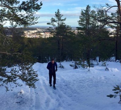 Löpning i snö