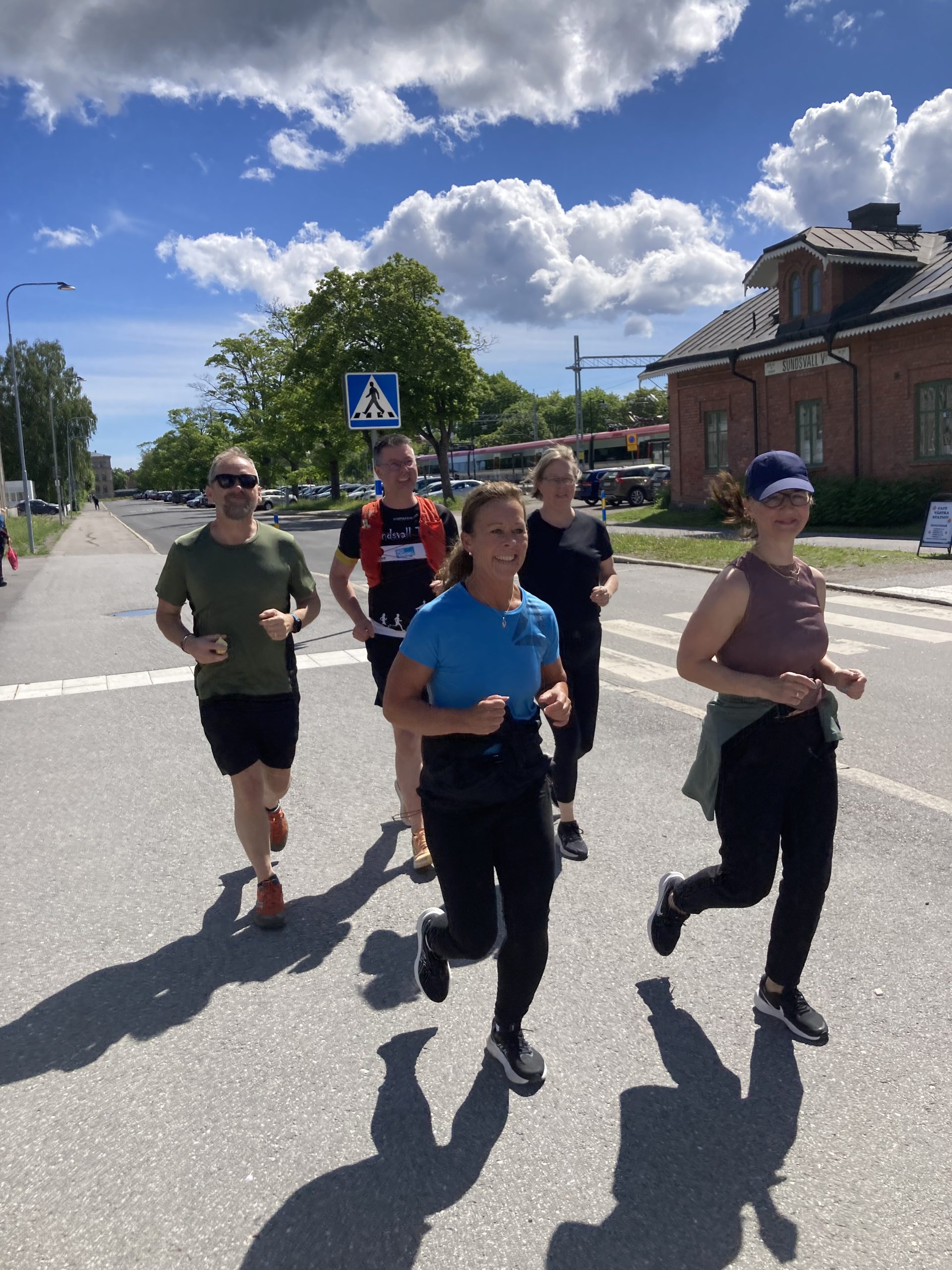 Bild: På torsdagar kör vi slow running på jobbet.
